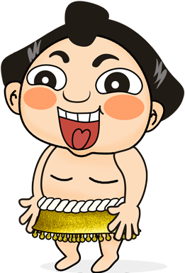 Sumo Wrestler Stickers Messages Sticker-9 - Cartoon (408x408)