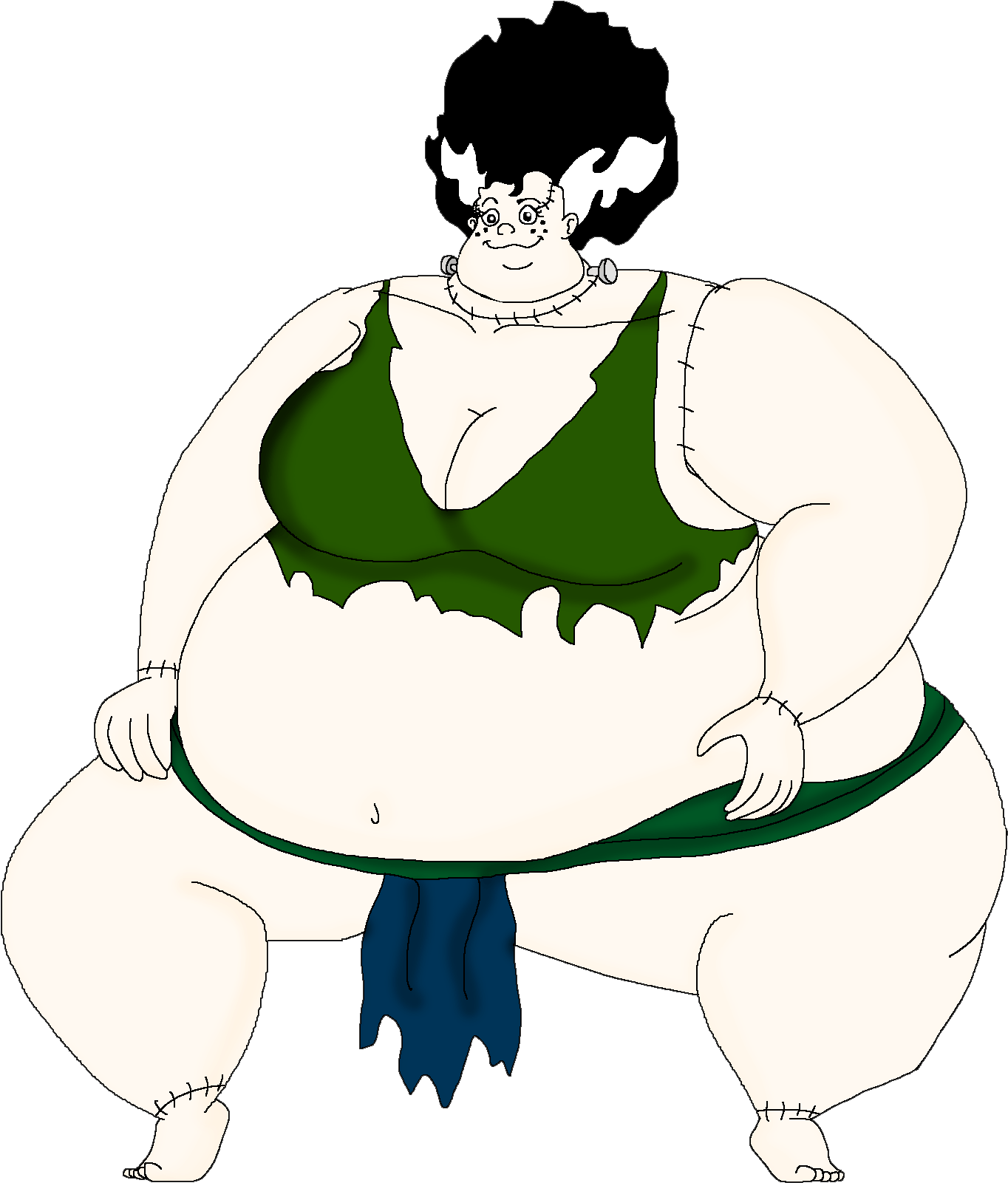 Sumo Elsa Artist-srf Deviantart - Scooby Doo Ghoul School Elsa (1472x1681)