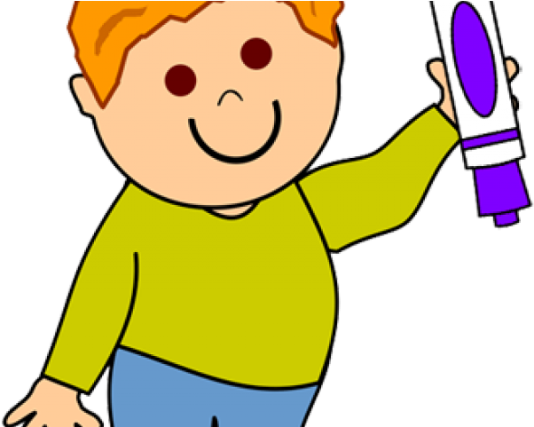Yawn Clipart Boy Pajamas - Boy With Pen Clipart (640x480)