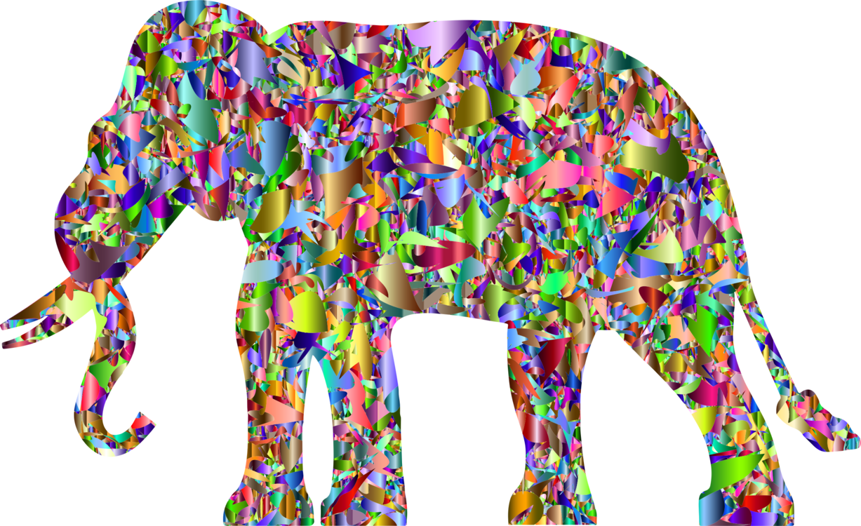 Modern Art Elephants Computer Icons Painting - Modern Art Clipart (1227x750)