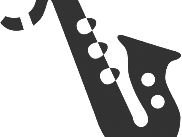 Saxophone Clipart Baritone Saxophone 21 1200 X 994 - Saxophone Black And White (640x480)