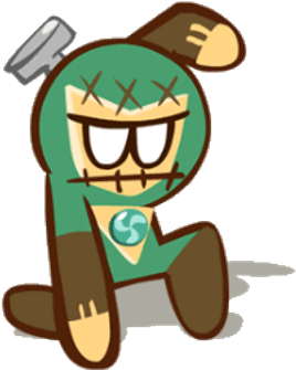 Download Halloween Cookie Run Transparent Png - Hero Cookie Run (400x400)