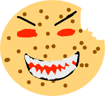 Cookie Monster - Drawing1 - Cookie Monster - Drawing1 (420x383)