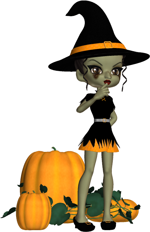 Photo Cookie Witch 2010 2 - Illustration (900x768)