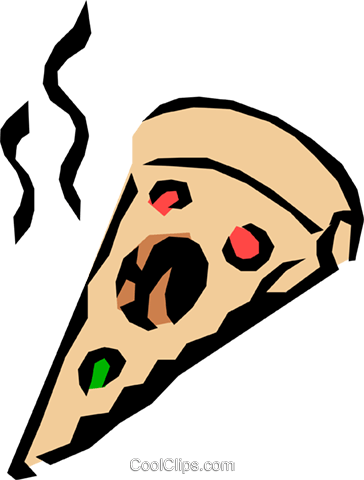 Pizza Royalty Free Vector Clip Art Illustration - Pizza Royalty Free Vector Clip Art Illustration (364x480)