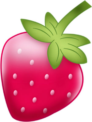 Scrap Charlotte Aux Fraises - Strawberry (300x400)