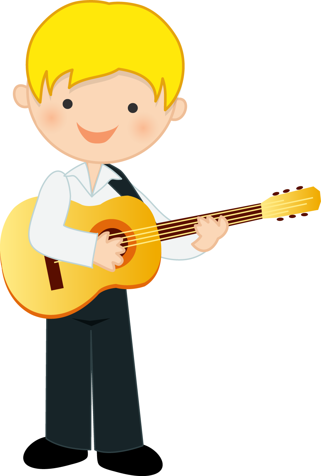 Pin By Swati On Crafts Pinterest Music - Dibujo De Un Niño Tocando La Guitarra (1022x1513)