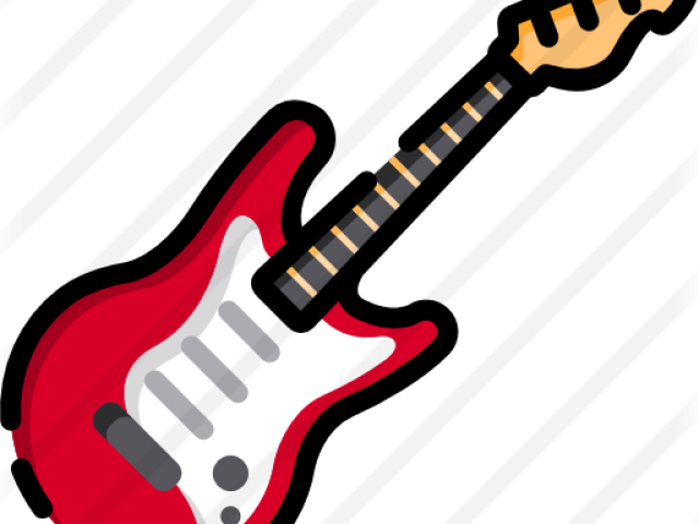 Guitar Clipart Note - Guitar Clipart Note (640x480)