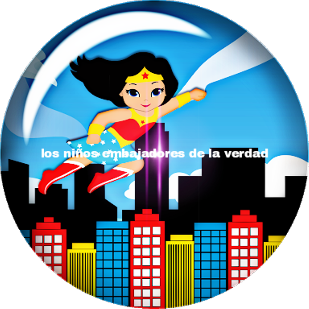 Superwoman Sticker - Mulher Maravilha Cute (1024x1024)
