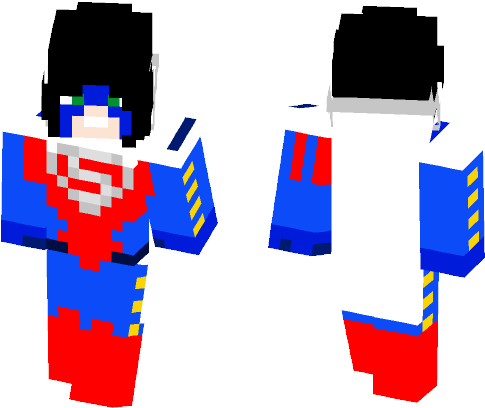 Superwoman (dc) - Minecraft Ultraman Seven Skin (584x497)
