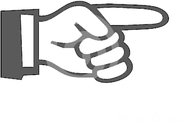 Pointing Finger Clipart - Finger Pointing Logo (400x320)