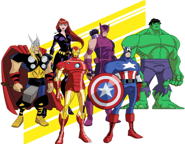 Avengers Clipart Superwoman - Avengers Earth's Mightiest Heroes Season (640x480)