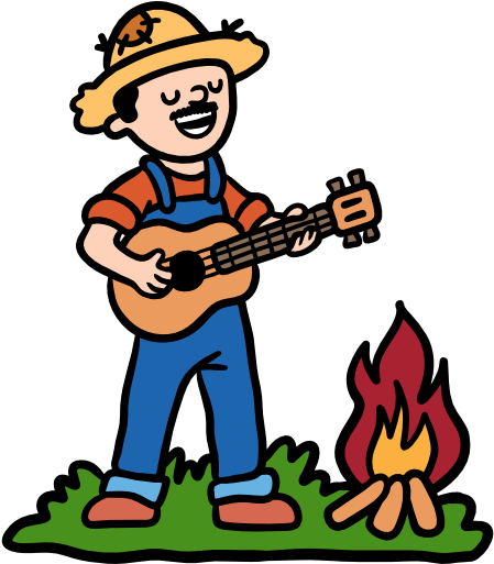Guitar Player Free Icon - มั่นใจ ใน ตัว เอง ภาพ การ์ตูน (512x512)