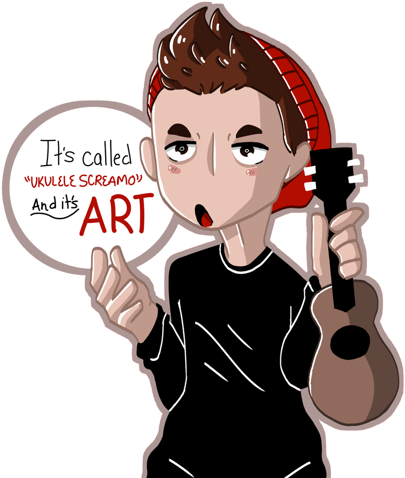 It's Called 'ukulele Screamo' And It's Art - Ukulele Screamo And Its Art (834x959)