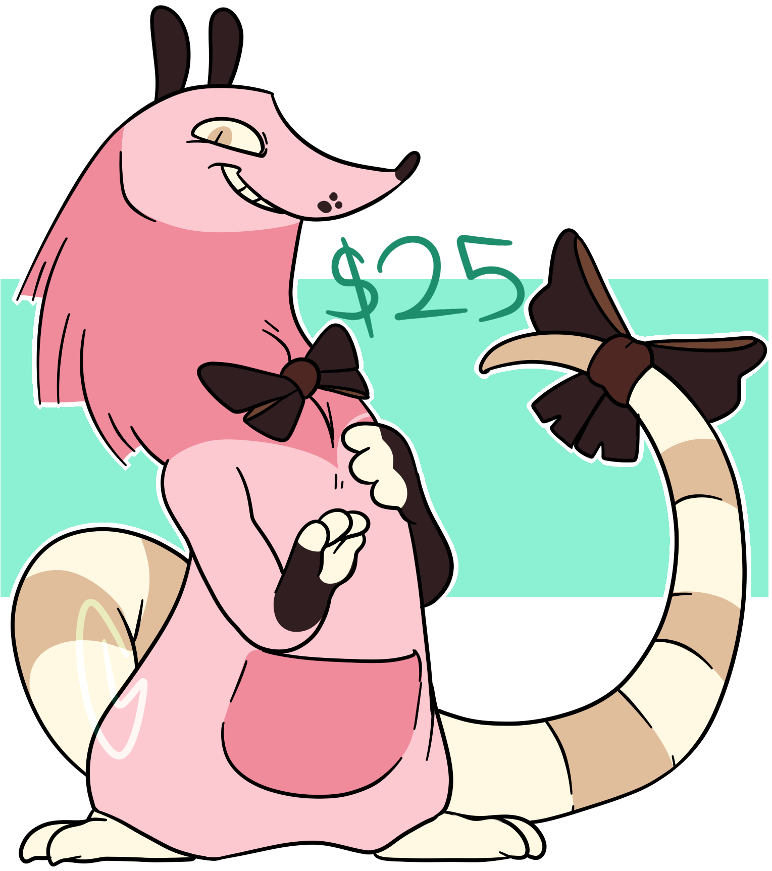 Opossum My Possum [adopt] - Cartoon (1705x1780)