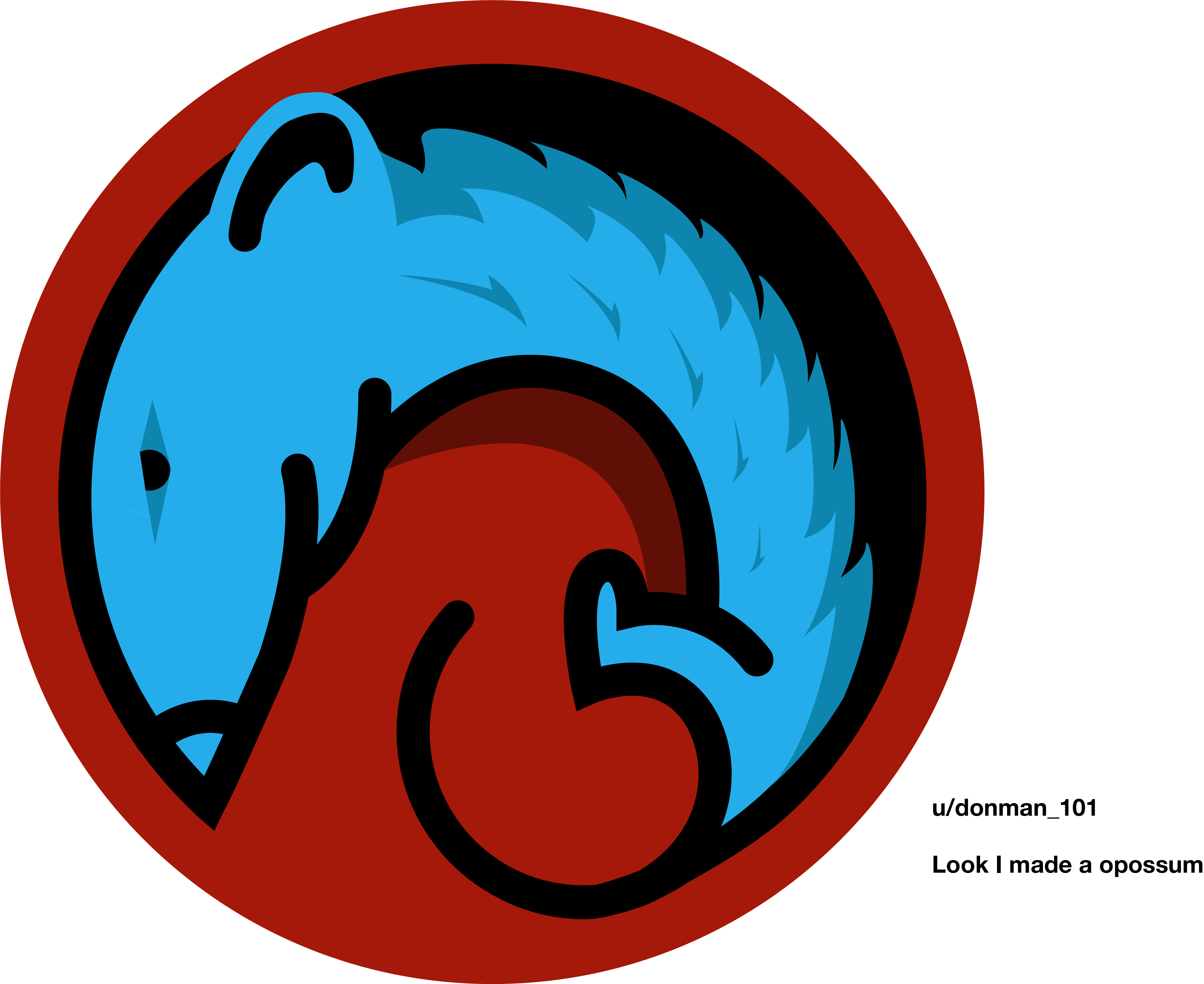 Look, I Made An Opossum - Prohibido Fumar (4097x3350)