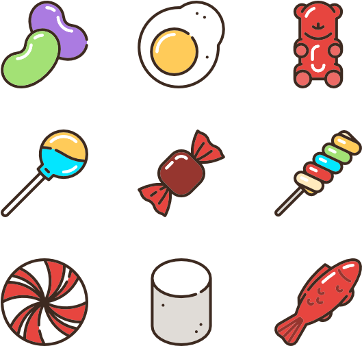 Image Freeuse Stock Candy Icon Packs Svg Psd Png - Candy Vector Png (600x564)