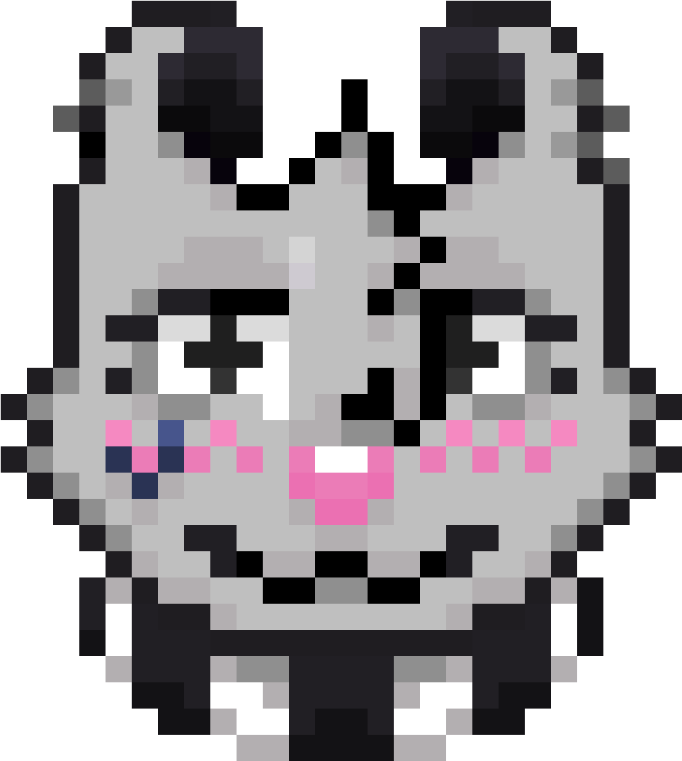 Blushy Opossum Emote - Alien Pixel Art Png (1184x1184)