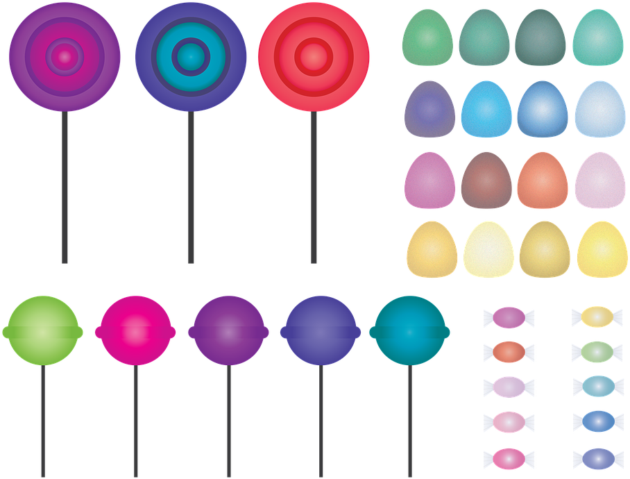 Lollipop Clipart Gula2 - Candy (932x720)