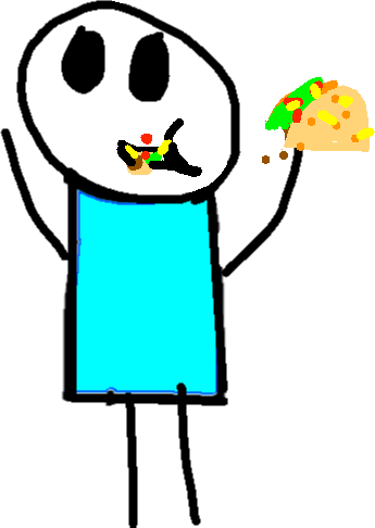 Dancer - Eating Taco - Dancer - Eating Taco (345x486)