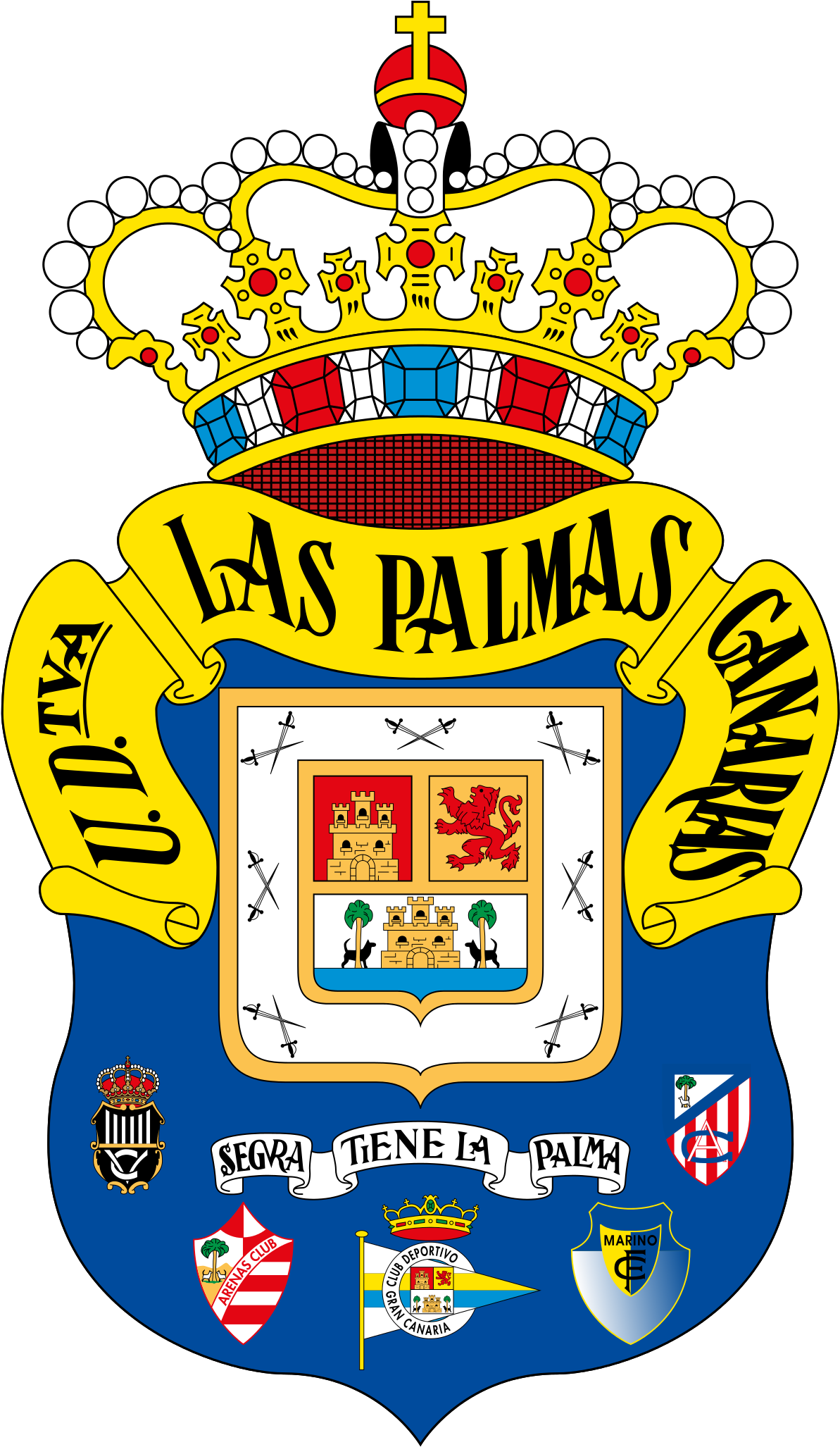 Las Palmas Logo Png (1200x2068)