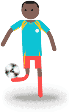 Soccer Star29 On Scratch - Soccer Animated Gif (350x420)