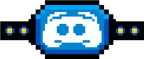 Just Made An Discord's Tittle Belt While I Was Bored - Easy Sandbox Pixel Art (600x600)