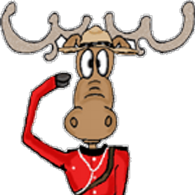 Vito Trentadue - Mountie Moose Clipart (400x400)