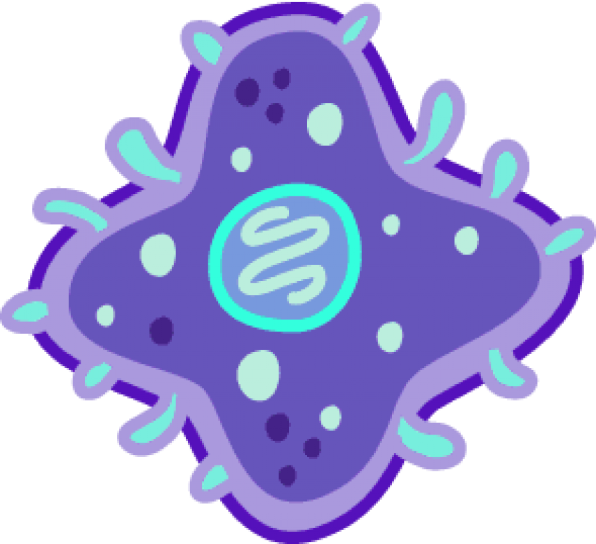 Download Bacteria Cell Cartoon Clipart Png Photo - Rick And Morty Bacterial Cell (850x776)
