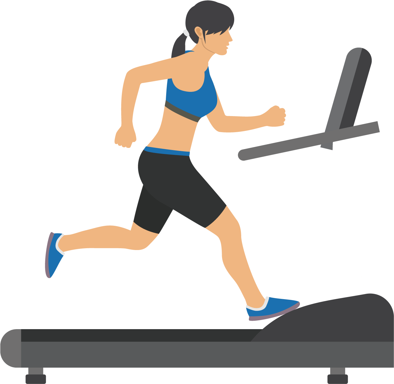 Exercising Clipart - Benefits Of Treadmill (1600x1600)