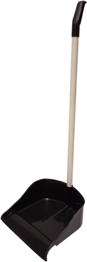 Long Handle Dust Pan Eco Black - Shovel (400x534)