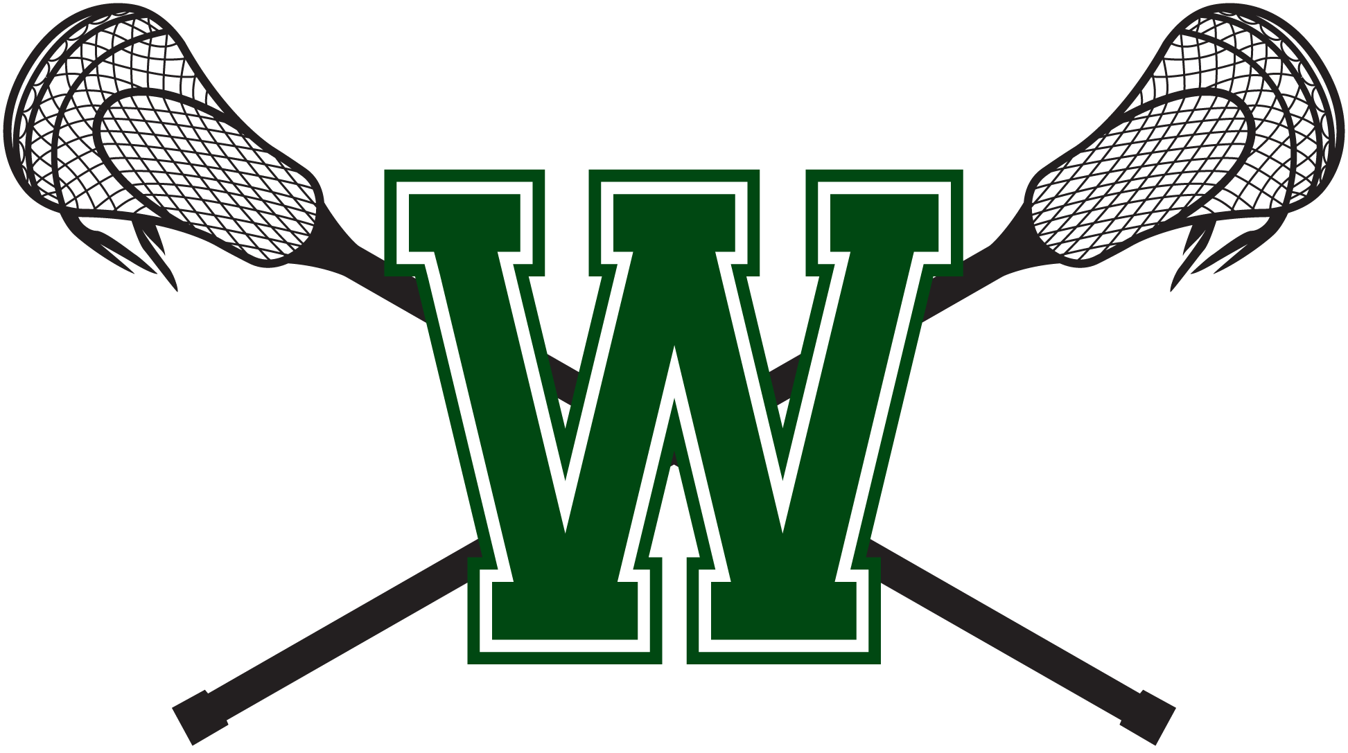 Lacrosse Goal Logo Bing Images Lacrosse Stick Lacrosse - Varsity Font Letter W (1945x1087)