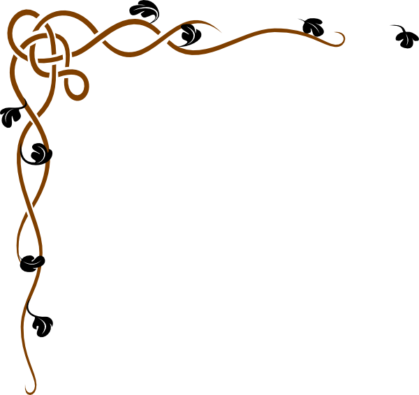 Leafy Frame2s Clip Art - Border Swirl (600x566)