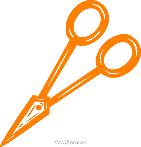 Scissors Royalty Free Vector Clip Art Illustration - Scissors Royalty Free Vector Clip Art Illustration (461x480)