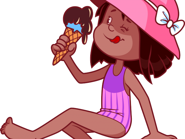 Lebanon Clipart Apple - Eating Ice Cream Clipart (640x480)