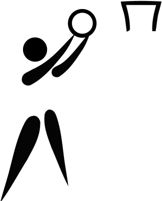 Netball Wonderful Picture Images Png Images - Basketball Pictogram (400x400)