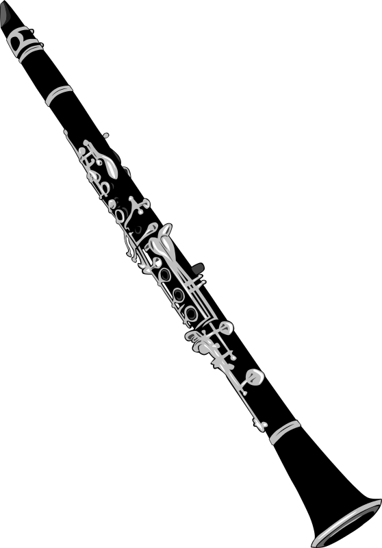 Medium Image - Clarinet Clipart (558x800)