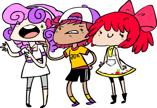つくっ A0% White Social Group Pink Facial Expression Child - Cartoon (549x379)
