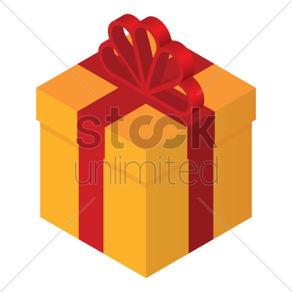Gift Clipart Many - Isometric Gift Png (600x600)
