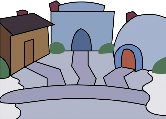 Igloo Clipart Name - Club Penguin Trick Or Treat Igloo (640x480)