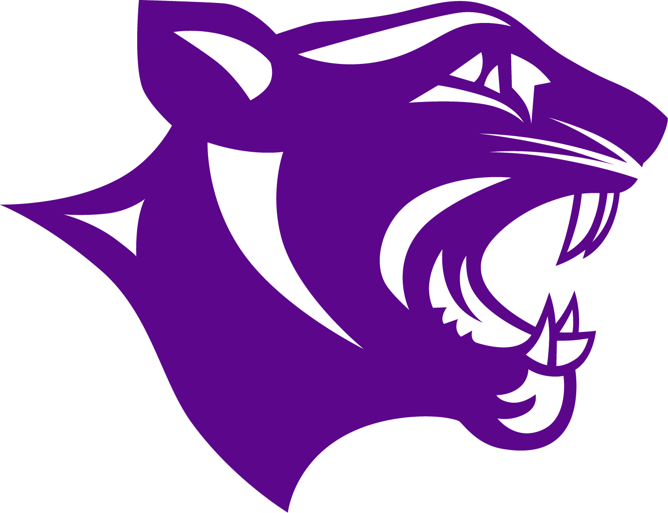Elder Panthers Clipart - Elder High School Panther (1368x1051)