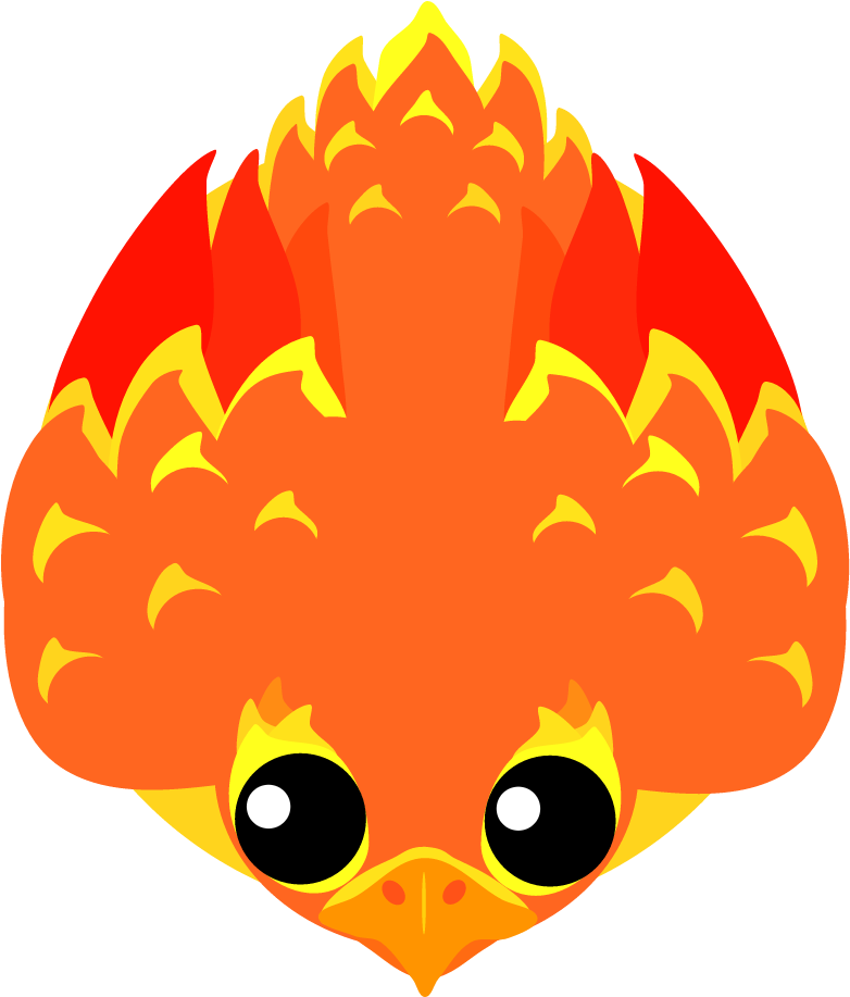 Fire Falcon - Mope Io Falcon Skins (1000x1000)