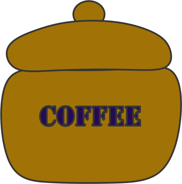 Coffee Jar Clipart - Coffee Jar Clipart (592x600)