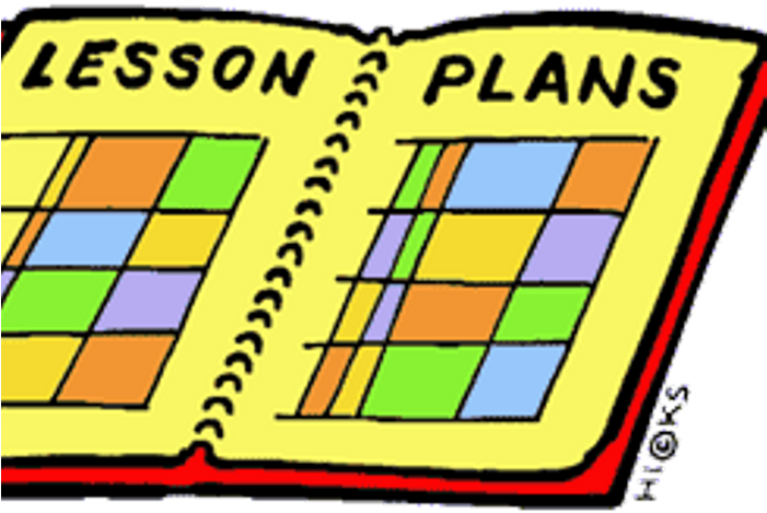Lesson Planning Clipart - Teacher Lesson Plan Clip Art (700x525)
