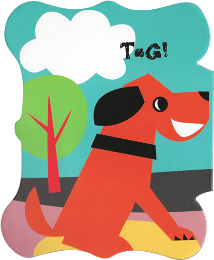 Picture Of Soft Game Of Tags-in The Yard - Cartoon (576x576)