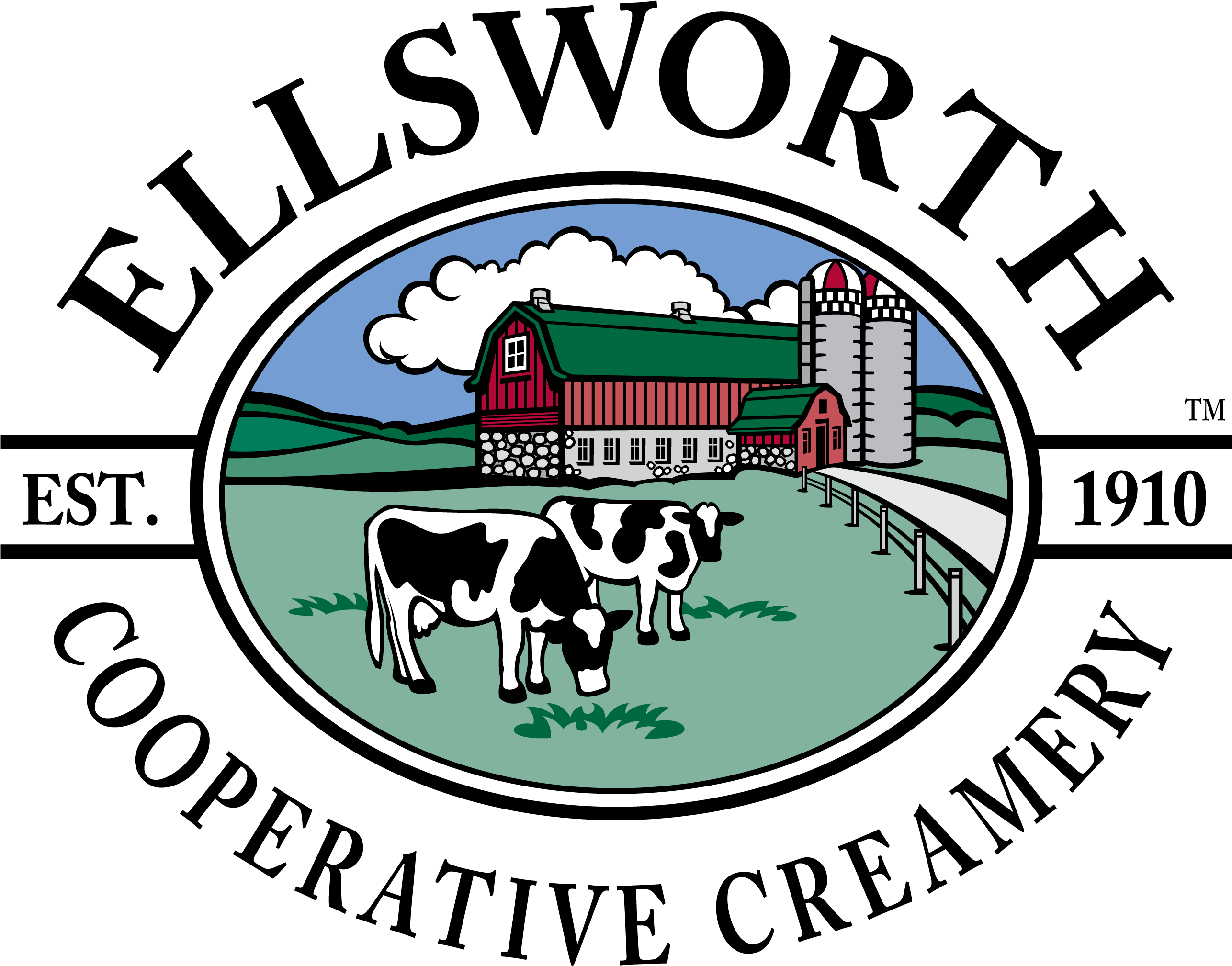 Cheese Curd Festival - Ellsworth Cheese Logo (2683x2214)