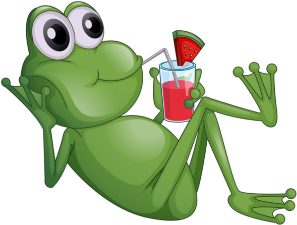 Grenouilles,frogs,tube - Drawing (600x463)