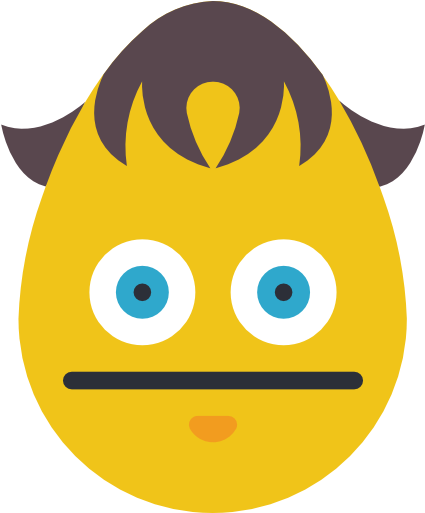 Straight Free Icon - Smiley (512x512)