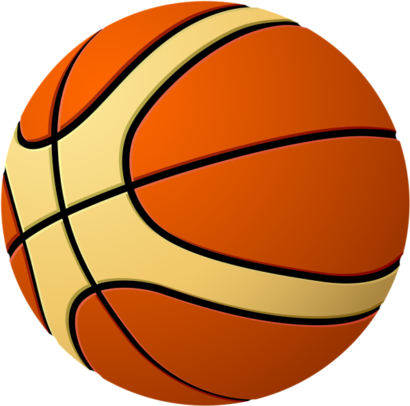 Basketball Ball Png Clip Art Image - Basketball Vector Free (593x587)