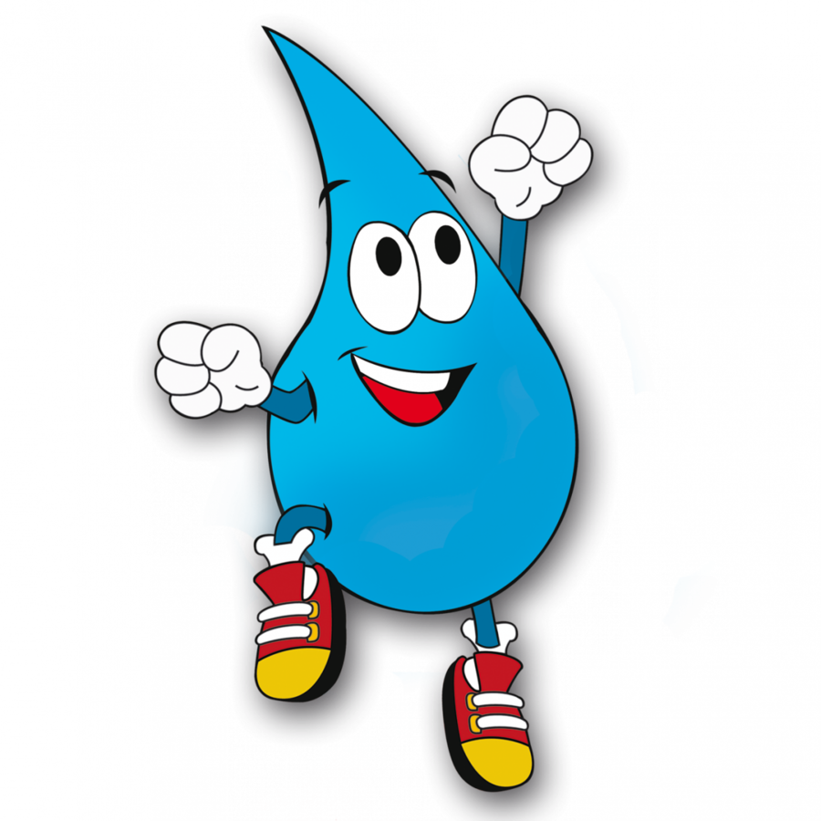 Hidratacion Logo Clipart Water Logo Ceip José Arce - Png Gota De Agua Dibujo (900x900)
